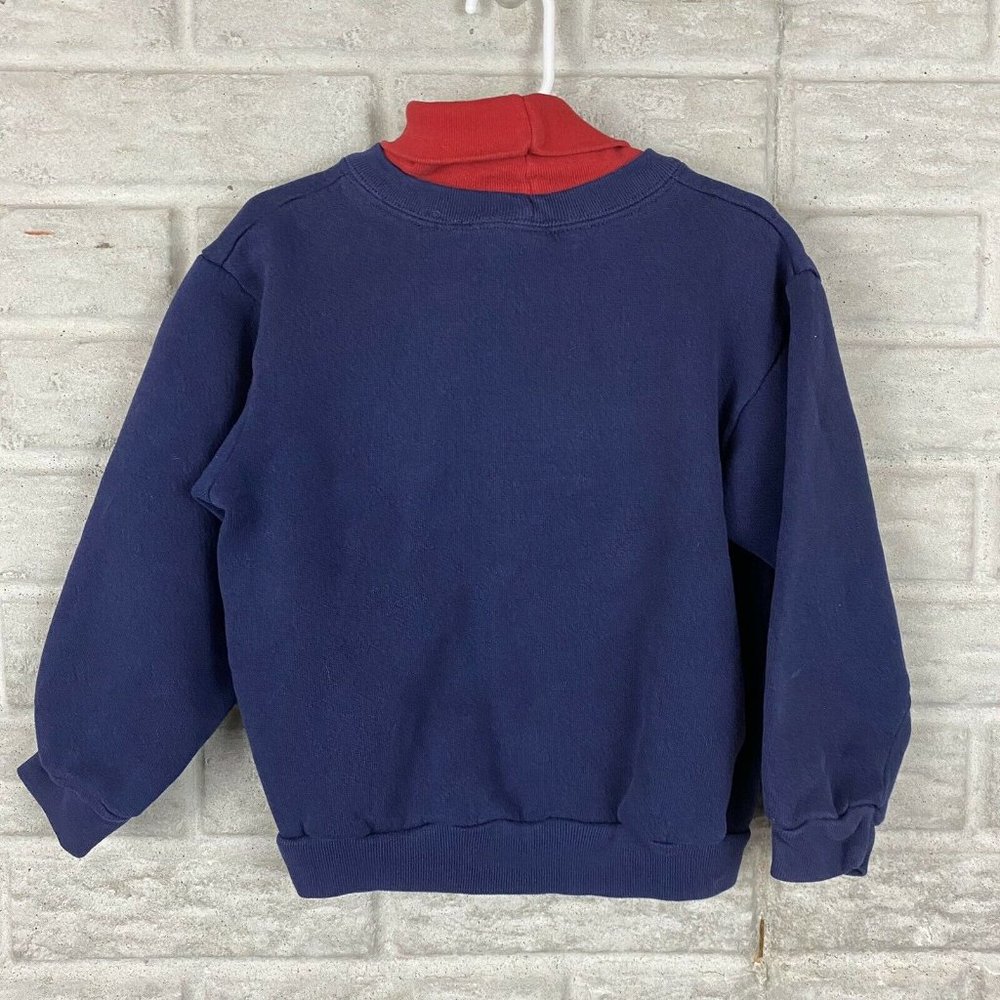 Vintage St. Louis Cardinals Majestic Turtleneck Pullover Size 5T Embroidered USA - Picture 3 of 5